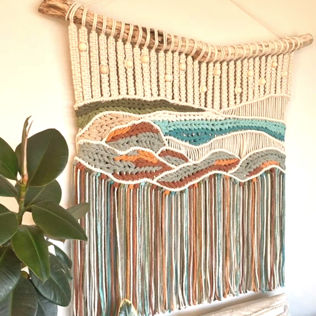 Knotluxe Landscape Macrame Wall Hangings MinT Gallery Gift Shop
